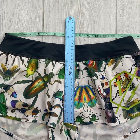 Reebok CrossFit Women’s Beetle Insect Print Knit Workout Delta Shorts Size Large - Picture 5 of 15